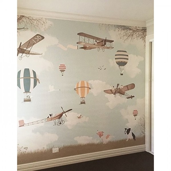Papel Pintado Amelia Earhart III - LITTLE HANDS