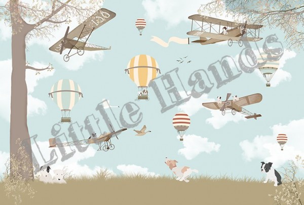 Papel Pintado Amelia Earhart III - LITTLE HANDS