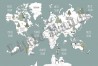 Animals World Map V