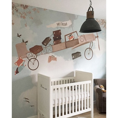 Papel Pintado Aviator Fox - LITTLE HANDS