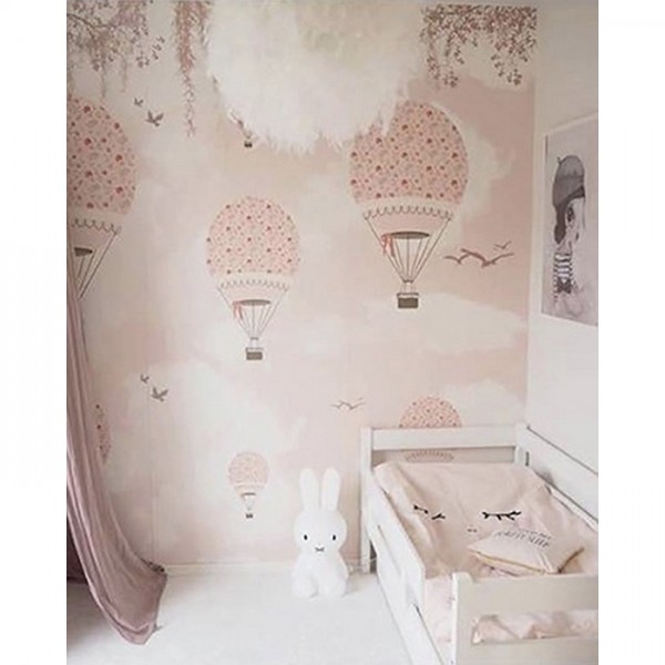 Papel Pintado Balloon Ride Flowers - LITTLE HANDS