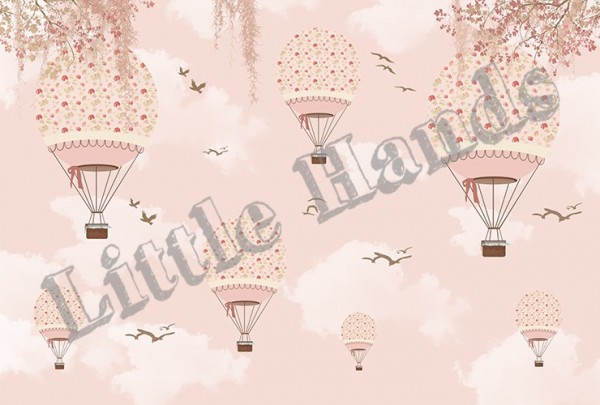 Papel Pintado Balloon Ride Flowers - LITTLE HANDS