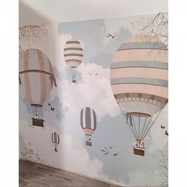 Papel Pintado Balloon Ride II - LITTLE HANDS