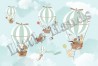 Papel Pintado Balloon Ride V - LITTLE HANDS