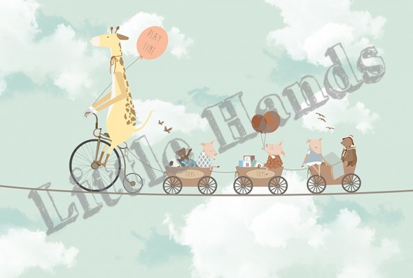 Papel Pintado Play Time I - LITTLE HANDS
