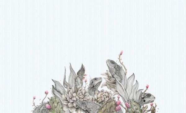 Papel Pintado IGUANAS INKYJAR1801 - INKIOSTRO BIANCO