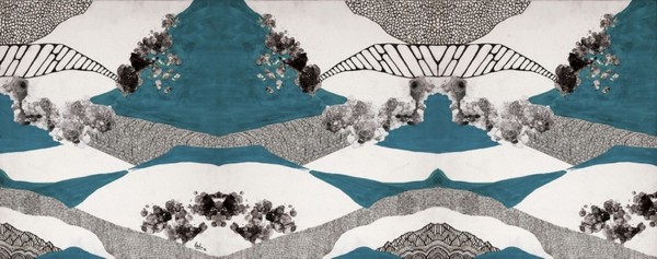 Papel Pintado SCARLET-TERRAIN INKNSTY1802 - INKIOSTRO BIANCO