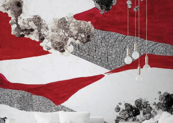 Papel Pintado SCARLET-TERRAIN INKNSTY1802 - INKIOSTRO BIANCO