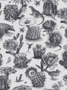 Papel Pintado Priscilla Black White DVS006 - DIVINE SAVAGES