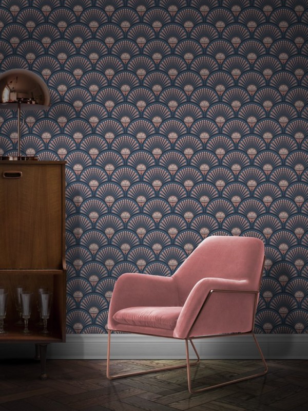 Papel Pintado Deco Martini Blush DVS001 - DIVINE SAVAGES