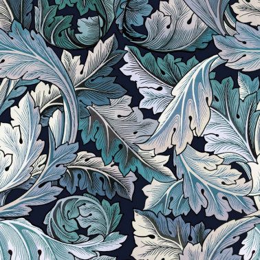 Papel Pintado ACANTHUS AGEAN BLUE MIDNIGHT - HOUSE OF HACKNEY