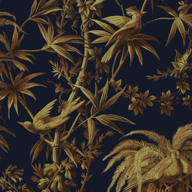 Papel Pintado AURORA MIDNIGHT GOLD - HOUSE OF HACKNEY