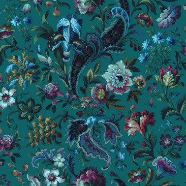 Papel Pintado FLORIKA PETROL - HOUSE OF HACKNEY