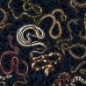 Papel Pintado SNAKES AND ADDERS BLACK - HOUSE OF HACKNEY