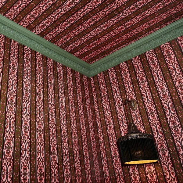Papel Pintado MAMOUNIA AMERANTH JUNIPER GREEN - HOUSE OF HACKNEY