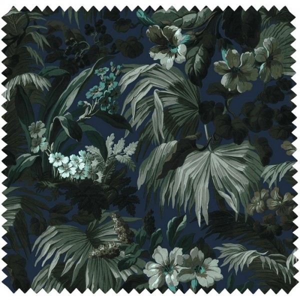 Tela LIMERENCE VELVET - INK HOUSE OF HACKNEY Tela LIMERENCE VELVET - INK HOUSE OF HACKNEY