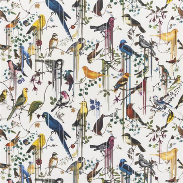 Tela FCL7024/01 BIRDS SINFONIA-PERCE NEIGE CHRISTIAN LACROIX