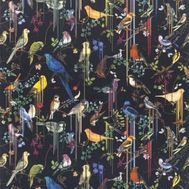 Tela FCL7024/02 BIRDS SINFONIA-CREPUSCULE CHRISTIAN LACROIX