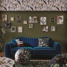 Tela FCL7024/02 BIRDS SINFONIA-CREPUSCULE CHRISTIAN LACROIX