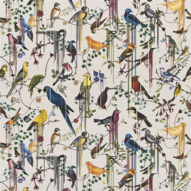 Tela FCL7024/03 BIRDS SINFONIA-JONC CHRISTIAN LACROIX