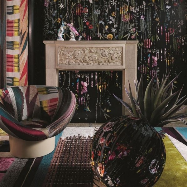 Tela FCL7034/01 BABYLONIA NIGHTS SOFT-CREPUSCULE CHRISTIAN LACROIX