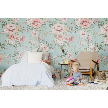 Papel Pintado CUTESIE FLORAL MURAL - ANEWALL