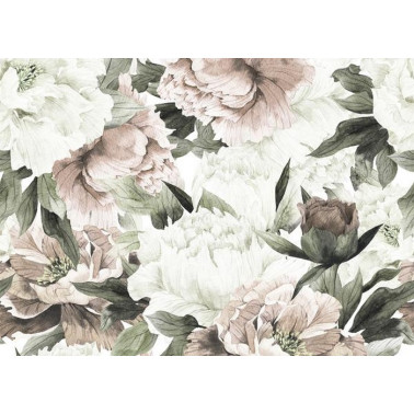 BLUSH FLORAL MURAL