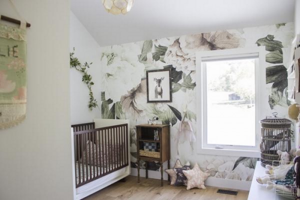 Papel Pintado BLUSH FLORAL MURAL - ANEWALL