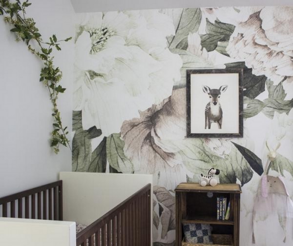 Papel Pintado BLUSH FLORAL MURAL - ANEWALL