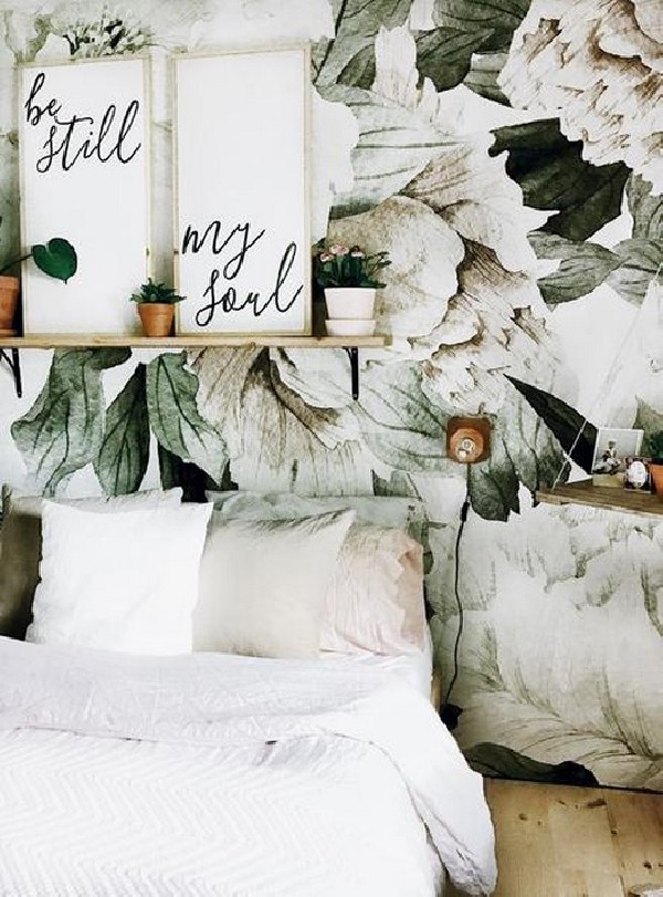 Papel Pintado BLUSH FLORAL MURAL - ANEWALL