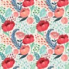 Papel Pintado CRIMSON POPPY MURAL - ANEWALL