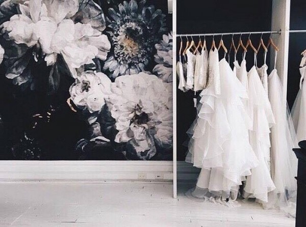 Papel Pintado DARK FLORAL MURAL - ANEWALL