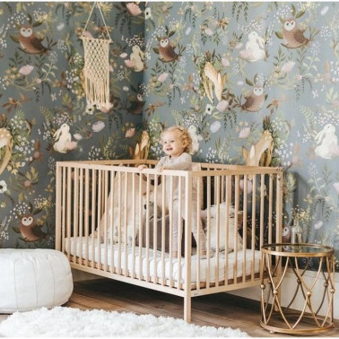 Papel Pintado OH DEER MURAL DARK - ANEWALL