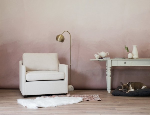 ROKE OMBRE MURAL PINK