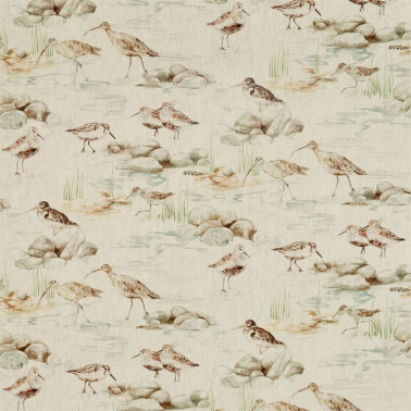 Tela DEBB226427 ESTUARY BIRDS LINEN Sanderson