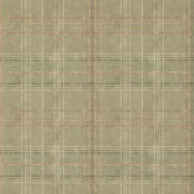 Papel Pintado FG086_R106 SHETLAND PLAID - MULBERRY