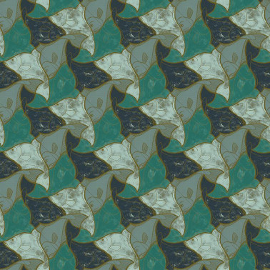 Papel Pintado 23101 FISH - JANNELLI E VOLPI