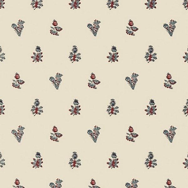 Papel Pintado JOUY AT78751 Red Blue - ANNA FRENCH Papel Pintado JOUY AT78751 Red Blue - ANNA FRENCH