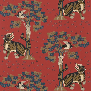 Papel Pintado KHANA AT78747 Red - ANNA FRENCH