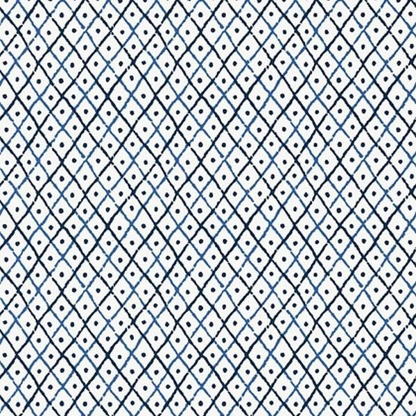 Papel Pintado MINI TRELLIS AT78750 Blue - ANNA FRENCH Papel Pintado MINI TRELLIS AT78750 Blue - ANNA FRENCH