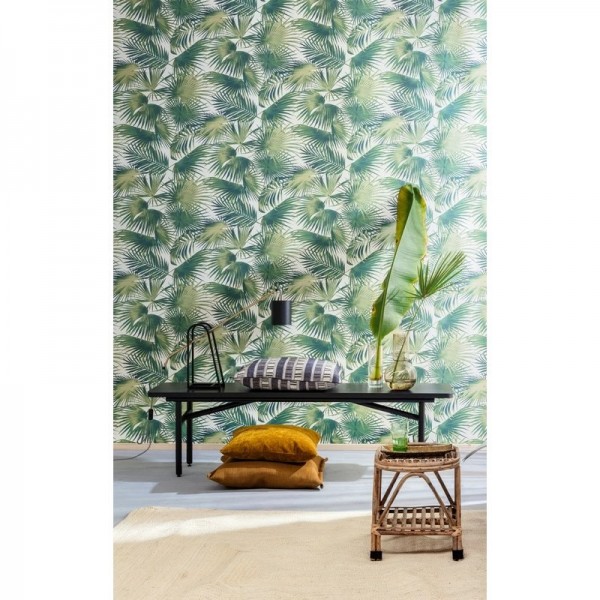 Papel Pintado WIL109 RATAN TEAL - KHROMA