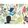 W591-01 JUNGLE JUMBLE WALL STICKERS