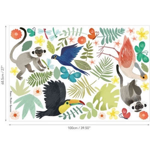 Papel Pintado W591-01 JUNGLE JUMBLE WALL STICKERS - VILLANOVA