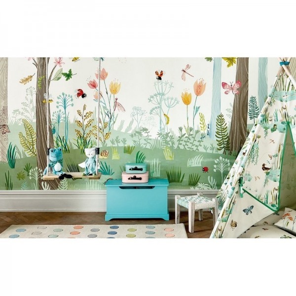 Papel Pintado W575-01 BUSY BUZZY WALL MURAL - VILLANOVA