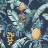 Papel Pintado TP80002 PINEAPPLE FLORAL - WALLQUEST