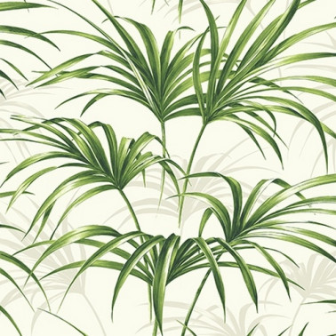 Papel Pintado TP80610 OPEN PALM LEAF - WALLQUEST
