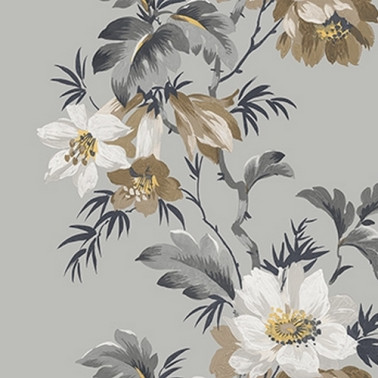 Papel Pintado TP81608 FLOWER STRIPE - WALLQUEST