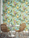 Papel Pintado TP80002 PINEAPPLE FLORAL - WALLQUEST