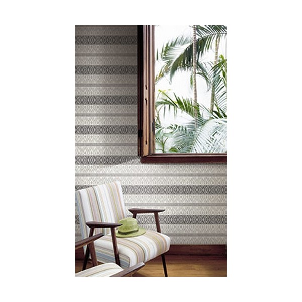 Papel Pintado TP81008 TRIBAL STRIPE - WALLQUEST