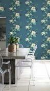 Papel Pintado TP81601 FLOWER STRIPE - WALLQUEST